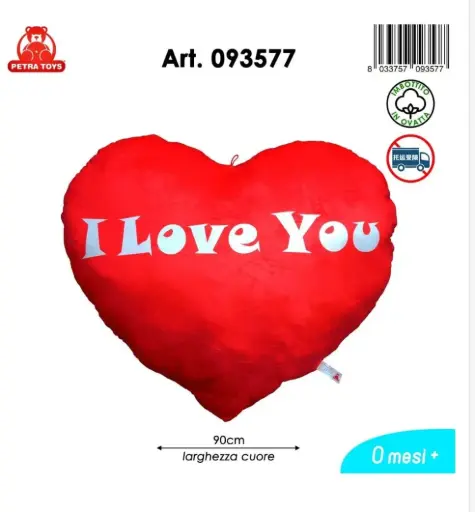 CUORE PELUCHES 90 CM