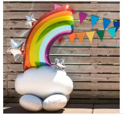PALLONCINO STANDING ARCOBALENO