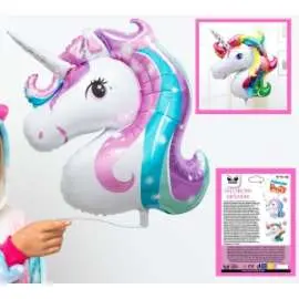 PALLONCINO SUPERSHAPE UNICORNO 115 CM